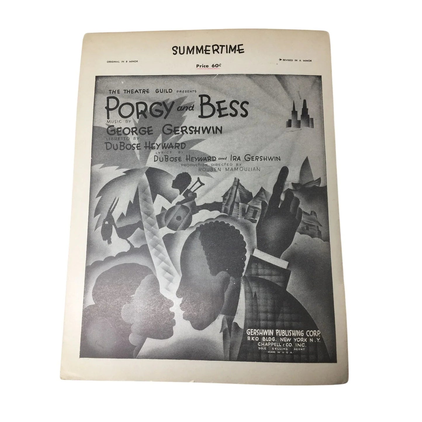 Summertime - The Theatre Guild Presents Porgy and Bess - A+ Stuff - SHEET MUSIC - A+ Stuff
