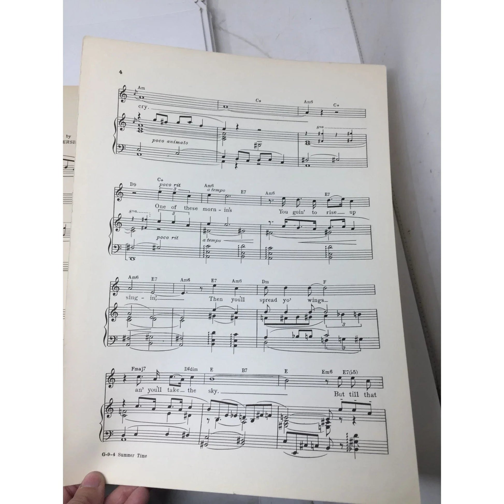 Summertime - The Theatre Guild Presents Porgy and Bess - A+ Stuff - SHEET MUSIC - A+ Stuff