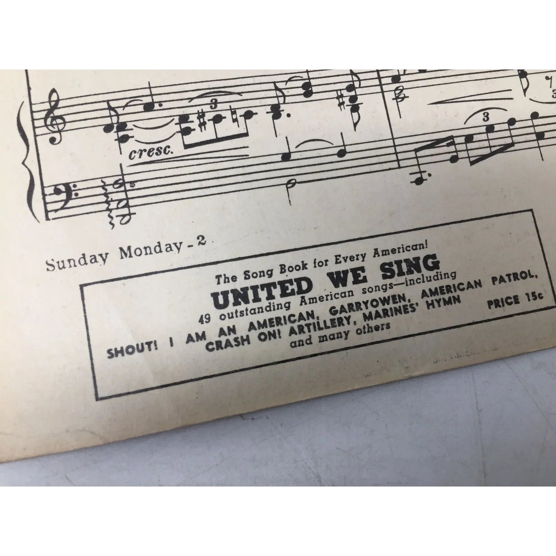 ''Sunday, Monday, Or Always'' Vintage 1943 Sheet Music - Mayfair music corp. - sheet music - A+ Stuff