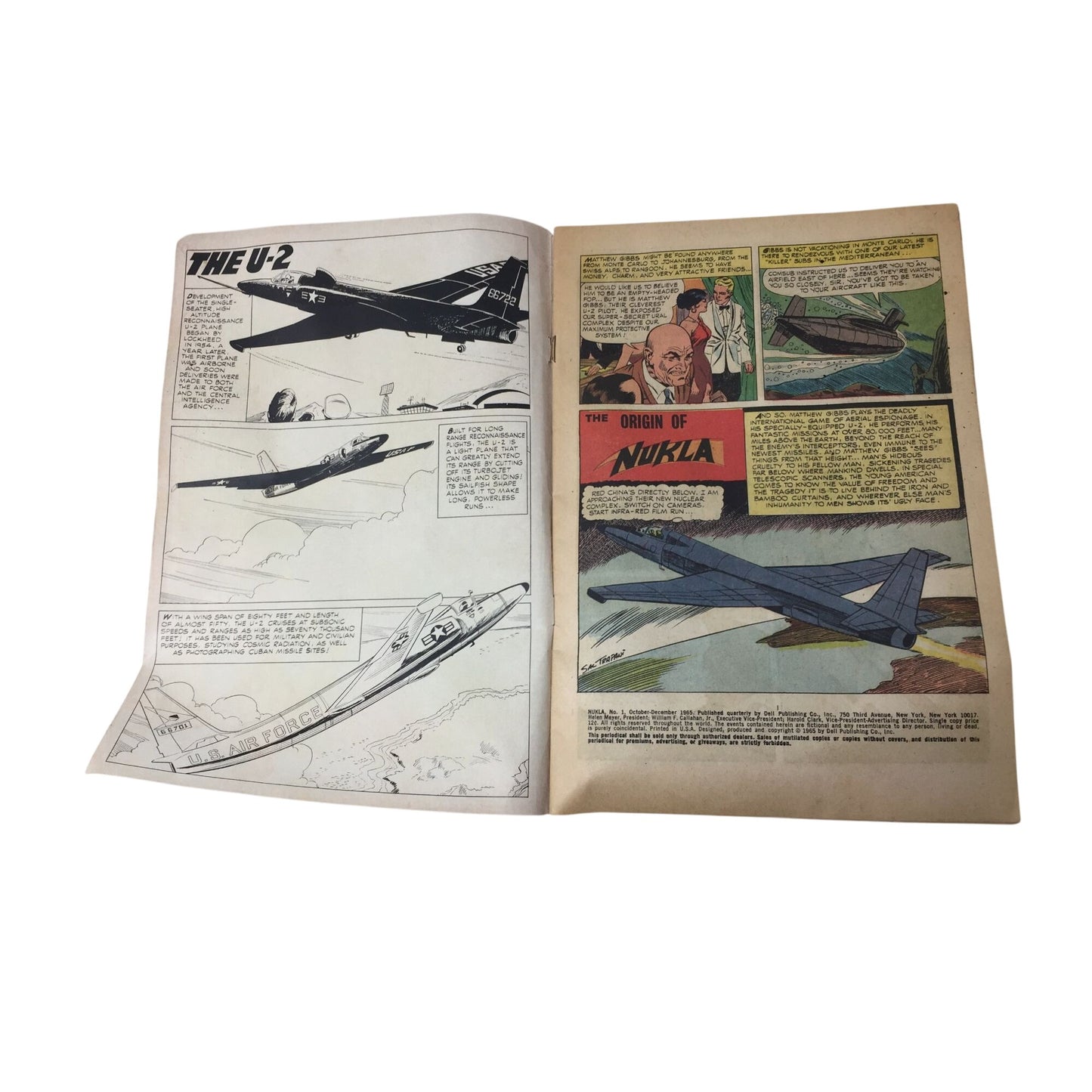 Vintage Comic Book ''Nukla'' by Dell Comics