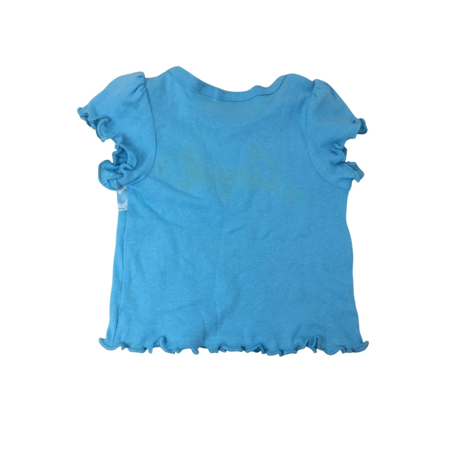 Sweet Innocence Toddler/Baby Girl Blue Short Sleeved Tee Shirt Size 18M - A+ Stuff