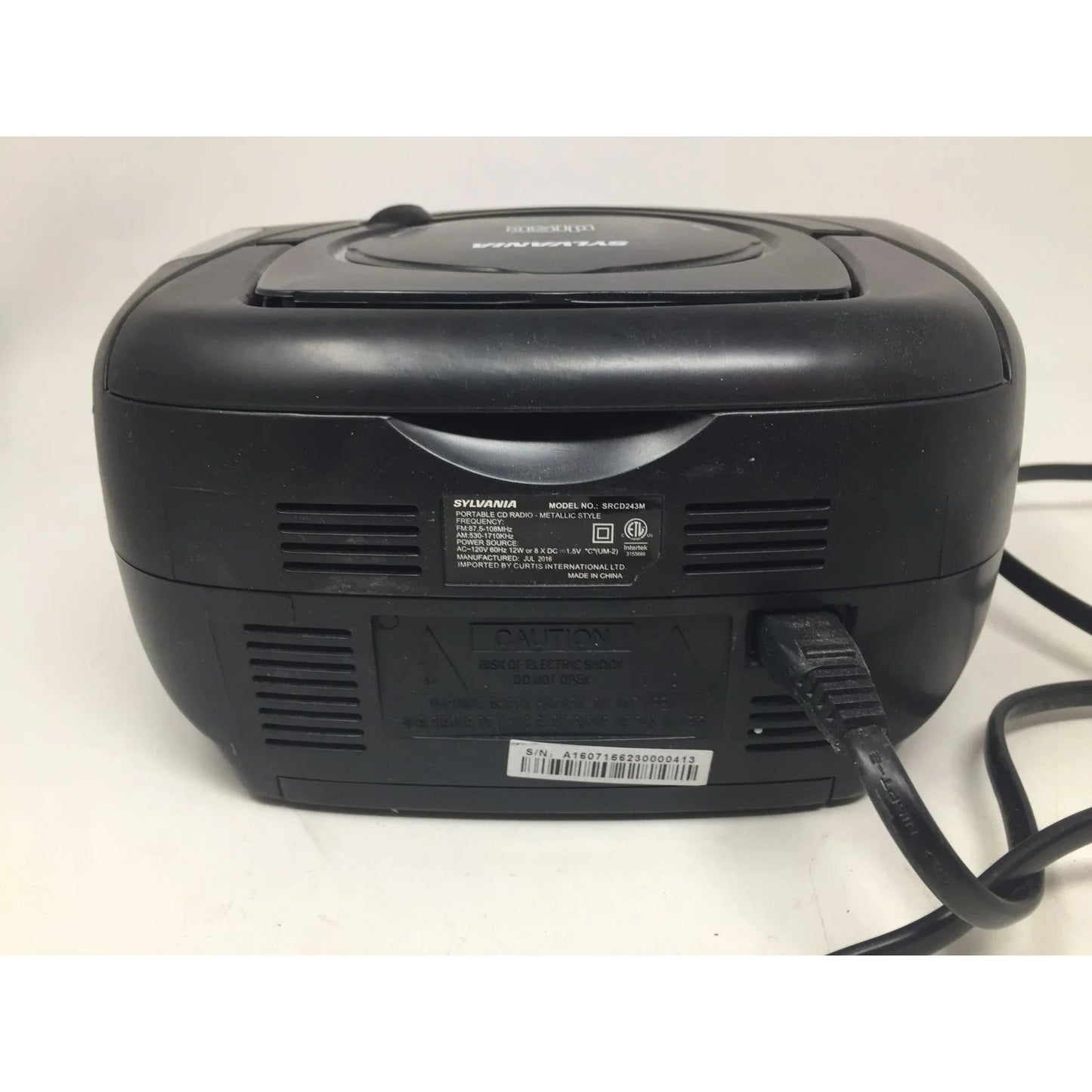 Sylvania Digital Compact Disc Player Portable CD Radio System Metallic Style - SYLVANIA - CD Players & Recorders - A+ Stuff