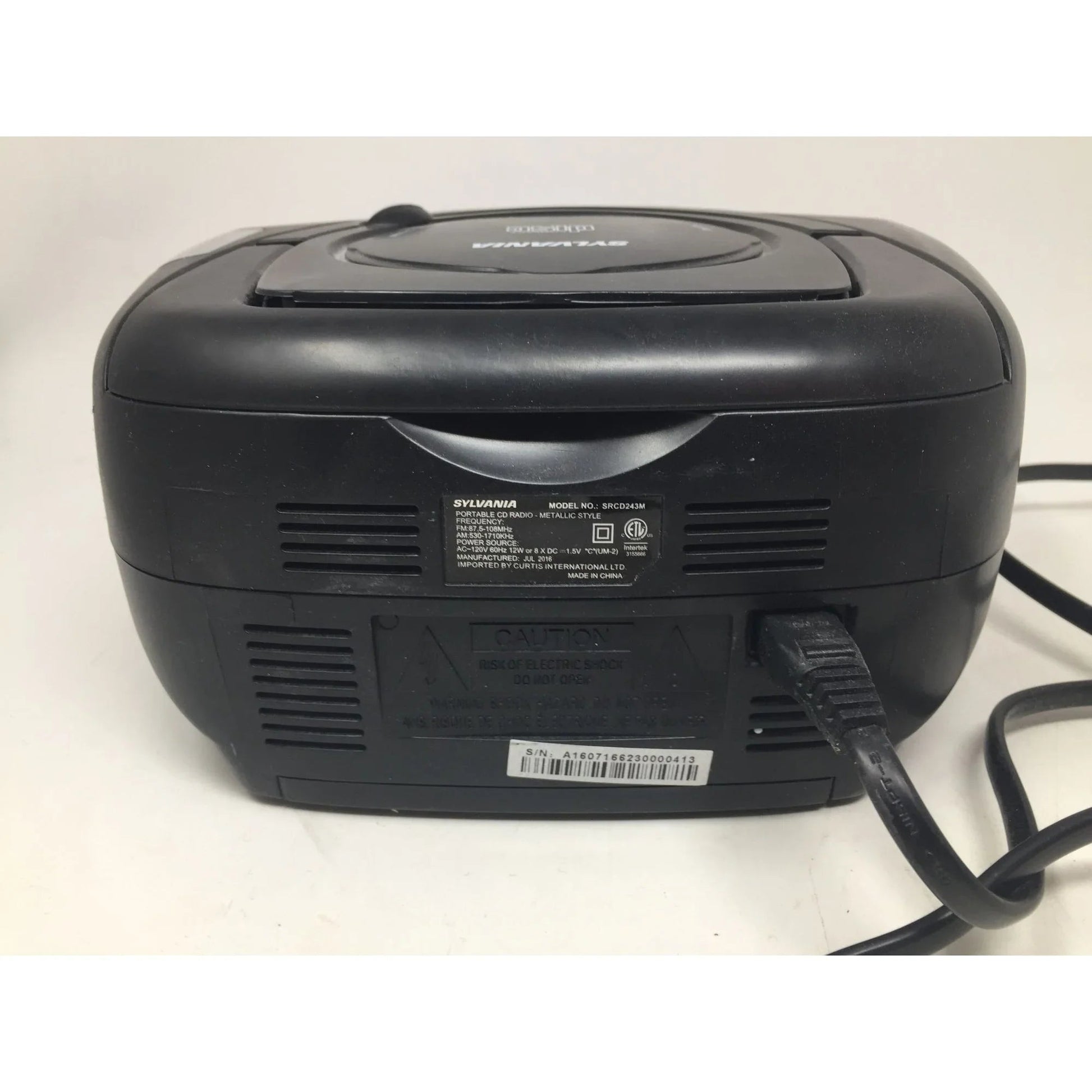 Sylvania Digital Compact Disc Player Portable CD Radio System Metallic Style - SYLVANIA - CD Players & Recorders - A+ Stuff