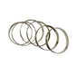 Symbol Etched Silverplated Bangle bracelets Stamped MEXICO (6) - Unbranded - Bracelet - A+ Stuff