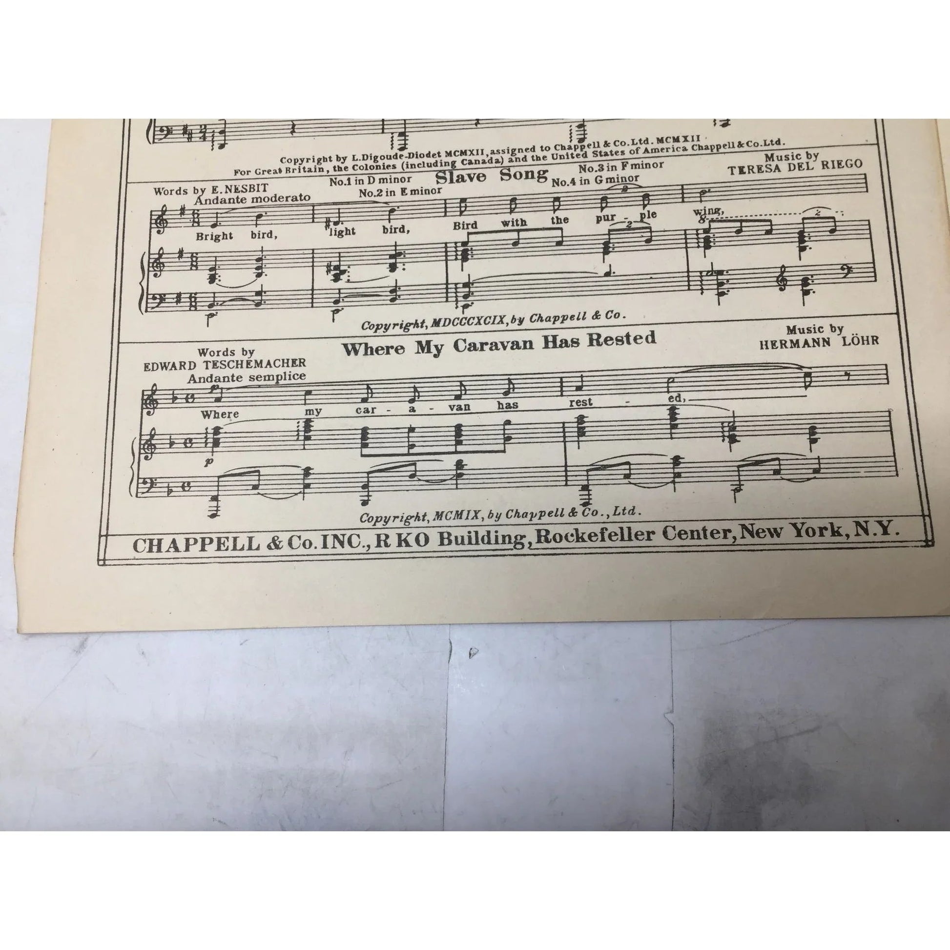 ''Symphony'' by Editions Salabert 1945 Vintage sheet music - A+ Stuff - sheet music - A+ Stuff