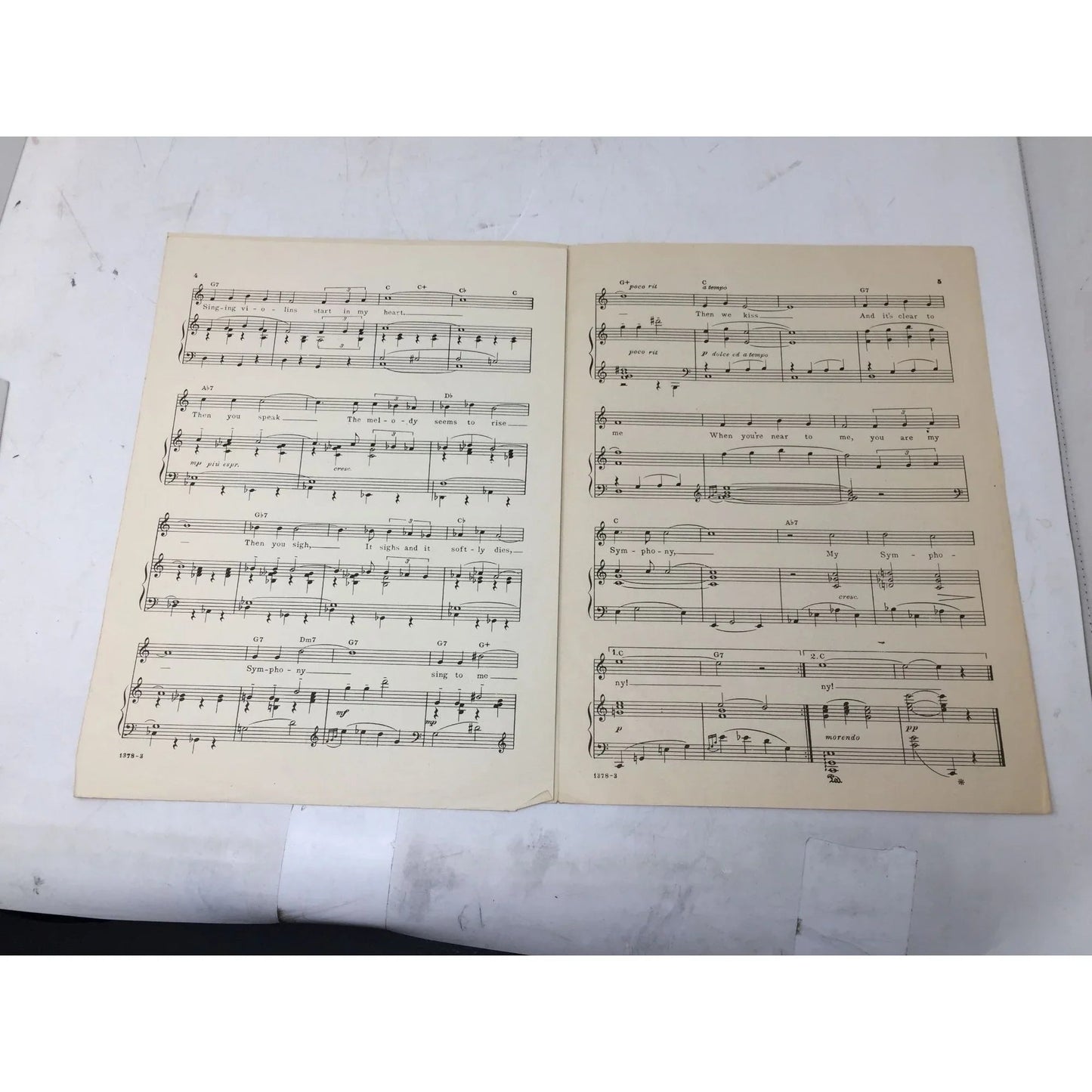 ''Symphony'' by Editions Salabert 1945 Vintage sheet music - A+ Stuff - sheet music - A+ Stuff
