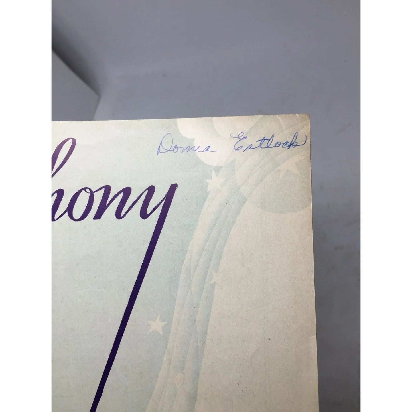 ''Symphony'' by Editions Salabert 1945 Vintage sheet music - A+ Stuff - sheet music - A+ Stuff