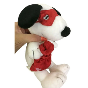 HEART STEALER! Snoopy Plush w/ mask & Bag w/tags Sunglasses Hallmark