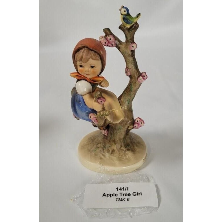Vintage M.I. Hummel "Apple Tree Girl" Figurine A+ Stuff  A+ Stuff