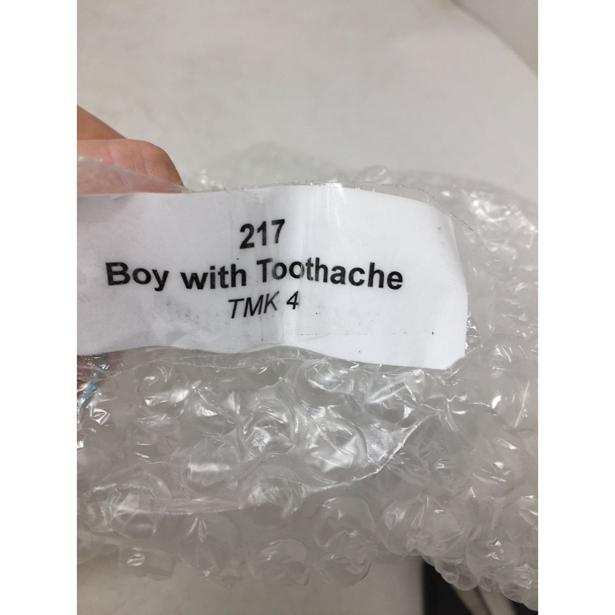 M.I. Hummel "Boy with Toothache" Porcelain Figurine A+ Stuff  A+ Stuff Figurines
