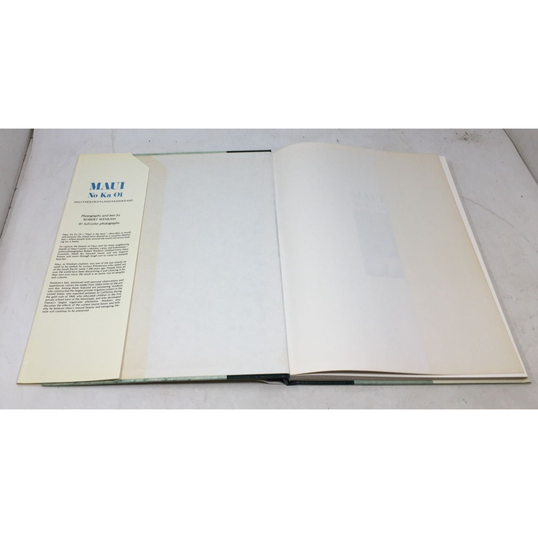 hardcover photography book titled "Maui No Ka Oi" A+ Stuff  A+ Stuff Books
