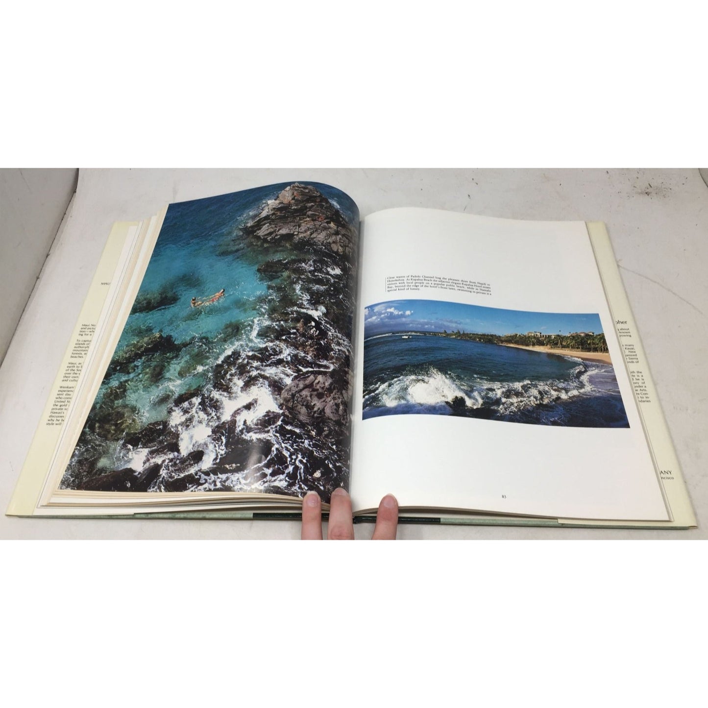 hardcover photography book titled "Maui No Ka Oi" A+ Stuff  A+ Stuff Books