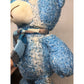 Blue Teddy Bear Plush Stuffed Animal Toy wearing a Blue Scarf