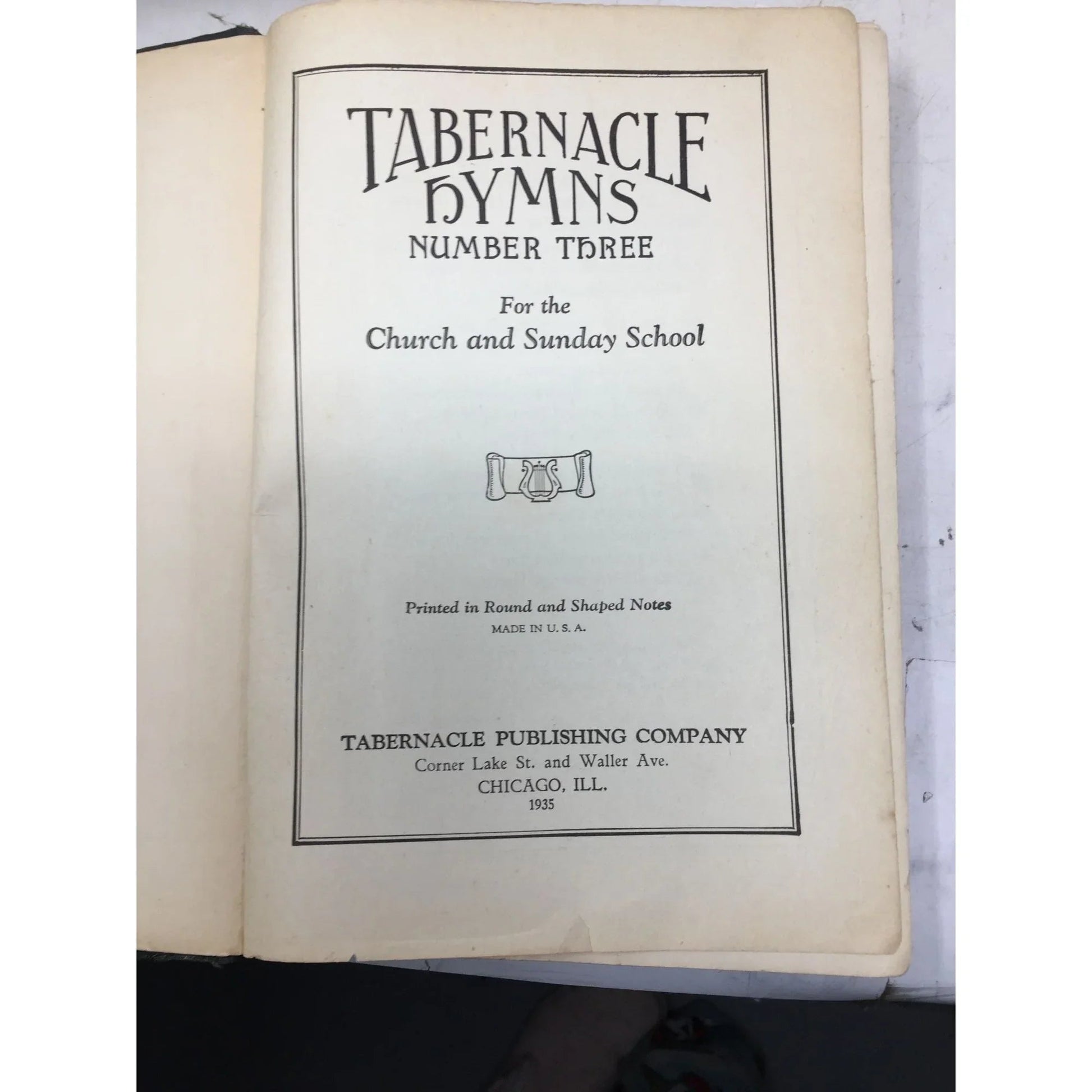 Tabernacle Hymns 3 For the Church and Sunday School Vintage Book - A+ Stuff - Books - A+ Stuff
