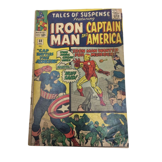 ''Tales of suspense featuring Iron Man and Captain America'' - marvel - comic book - A+ Stuff