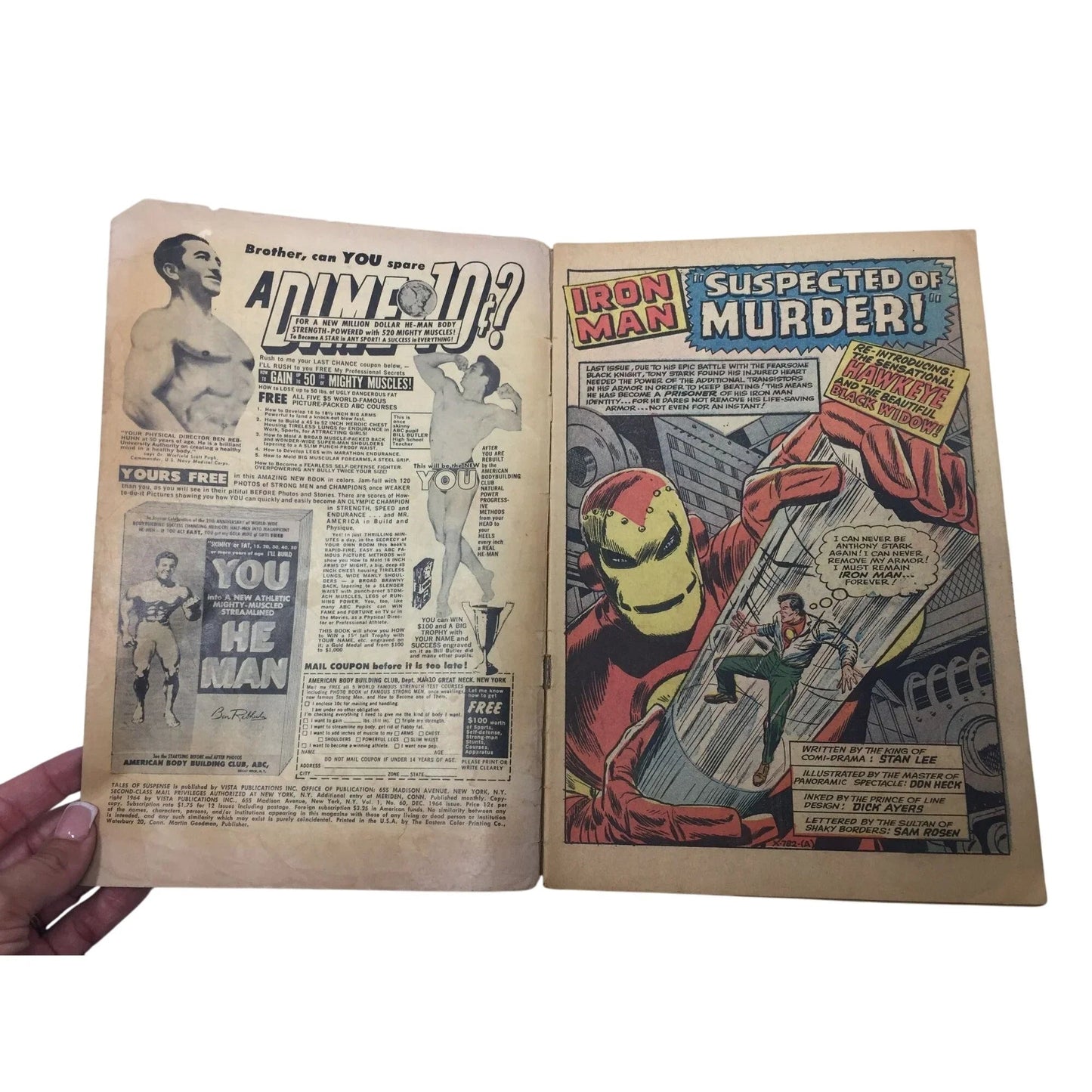 ''Tales of suspense featuring Iron Man and Captain America'' - marvel - comic book - A+ Stuff