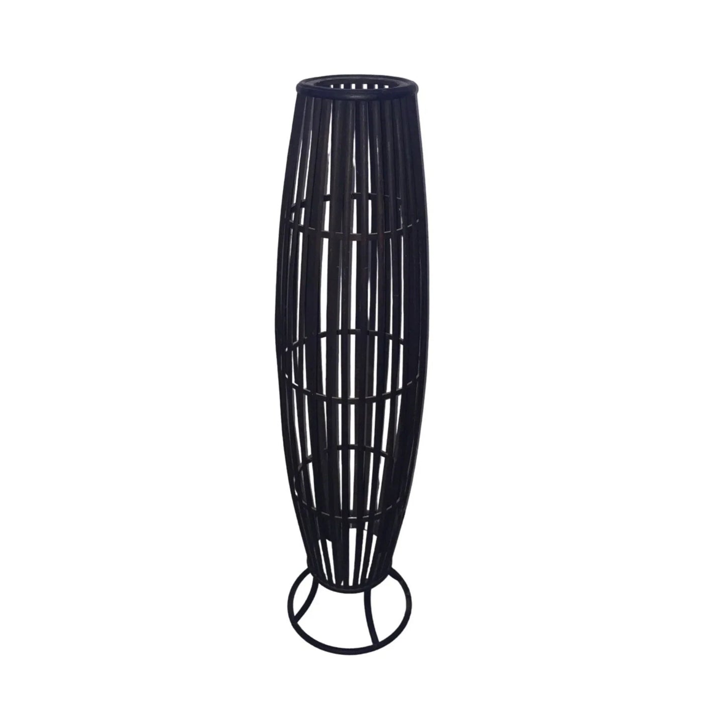 Tall Black Indoor or Outdoor Wicker Planter (3 feet tall) - A+ Stuff - Vaes or Planter - A+ Stuff