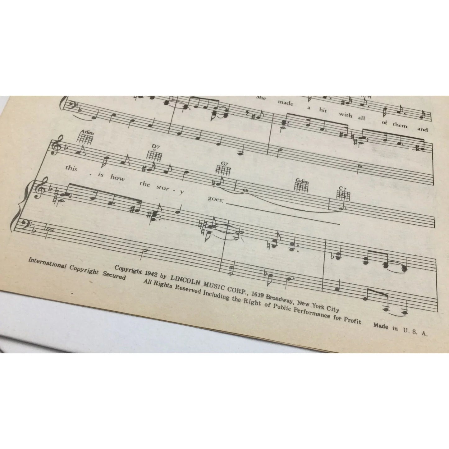 ''Ten Little Soldiers (On a ten day leave)'' Vintage 1942 Sheet Music - A+ Stuff - sheet music - A+ Stuff