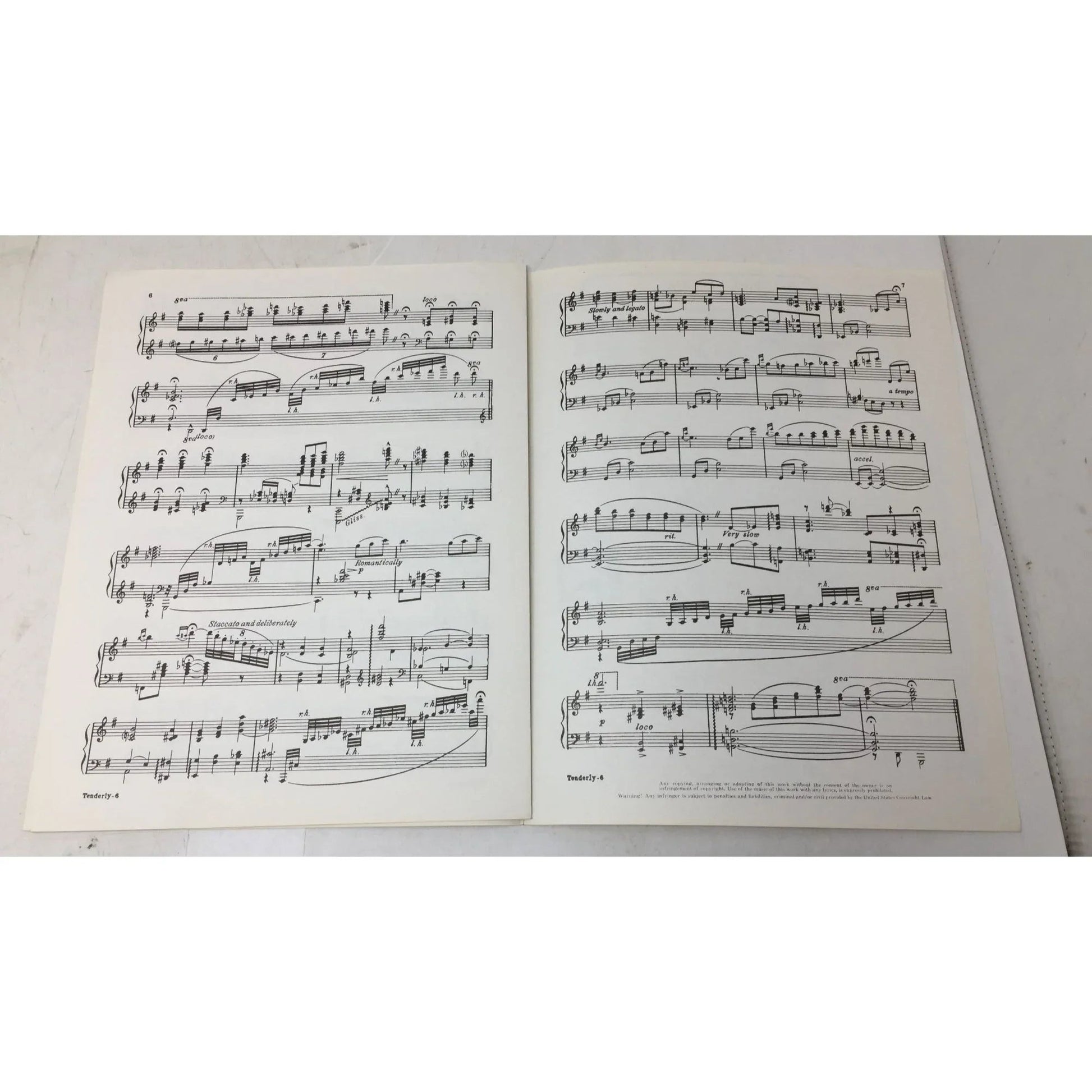 Tenderly by Jack Lawrence and Walter Gross - A+ Stuff - SHEET MUSIC - A+ Stuff