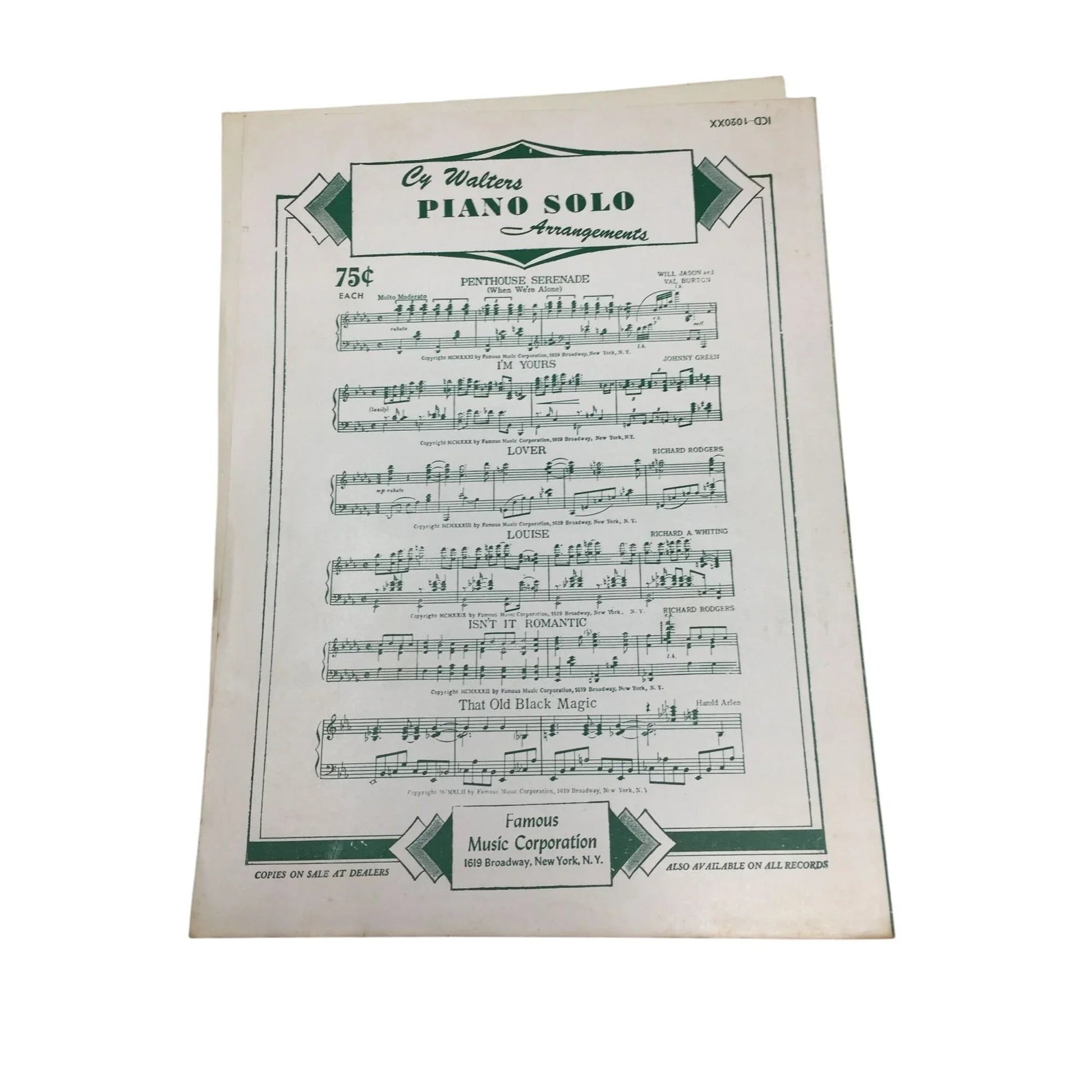 ''That's Amore (That's Love)'' by Jack Brooks and Harry Warren - A+ Stuff - Sheet Music - A+ Stuff