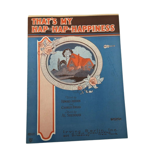 ''THAT'S MY HAP - HAP - HAPPINESS'' SHEET MUSIC - A+ Stuff - SHEET MUSIC - A+ Stuff