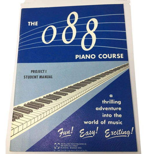 ''THE 088 PIANO COURSE'' A Thrilling Adventure into the World of Music - A+ Stuff - Books - A+ Stuff