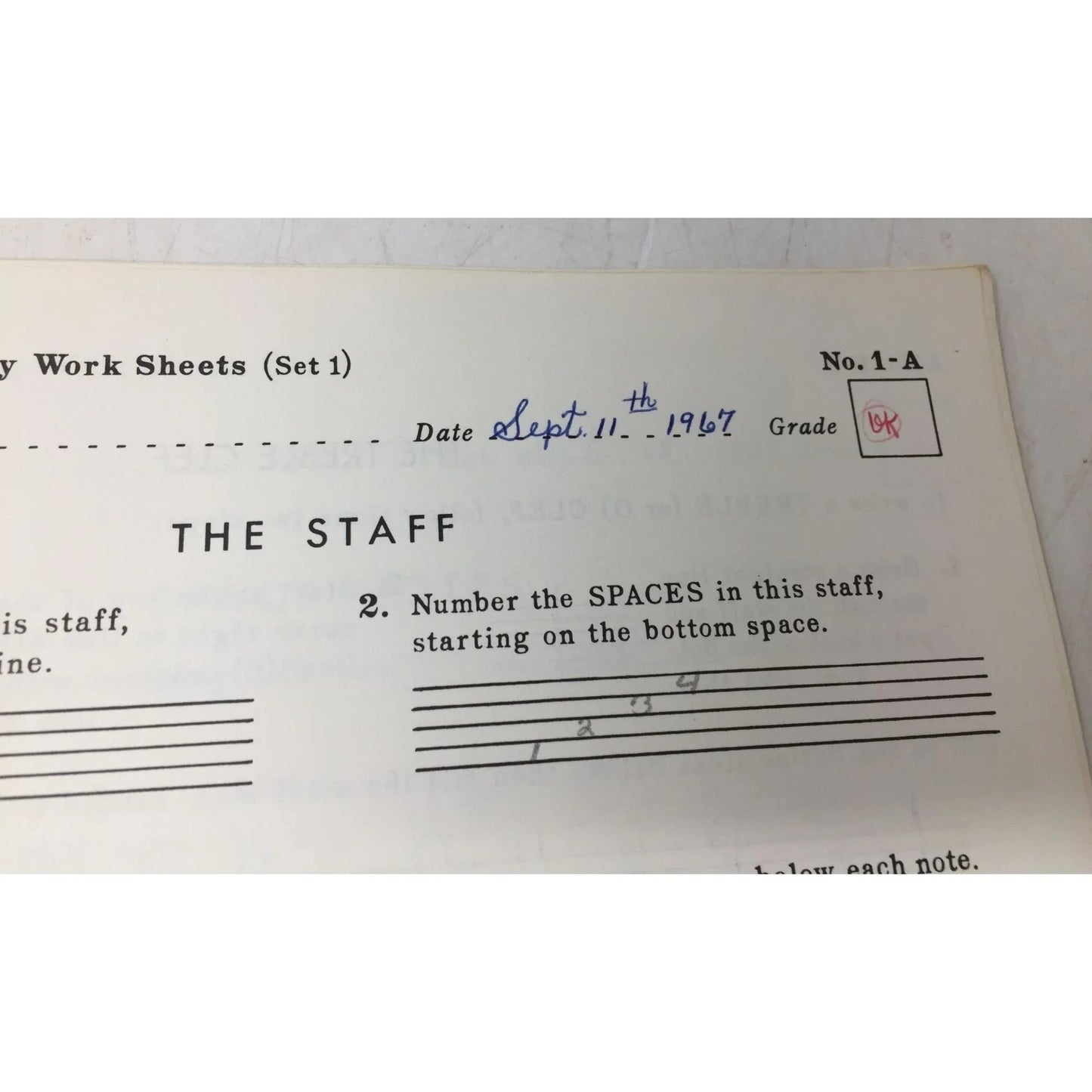 The Ada Richter Piano Course & Theory Work Sheets Vintage Music books - A+ Stuff - Sheet Music - A+ Stuff