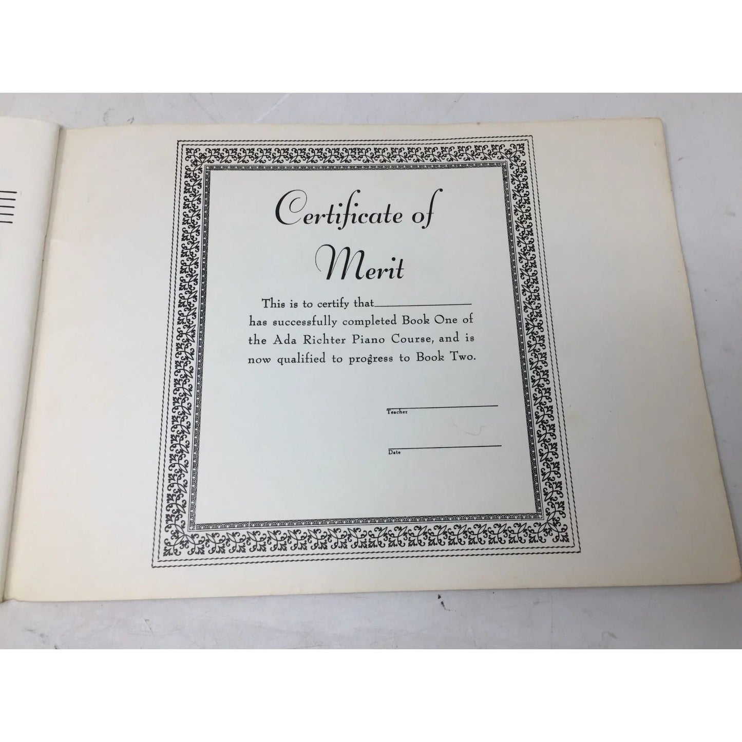 The Ada Richter Piano Course & Theory Work Sheets Vintage Music books - A+ Stuff - Sheet Music - A+ Stuff