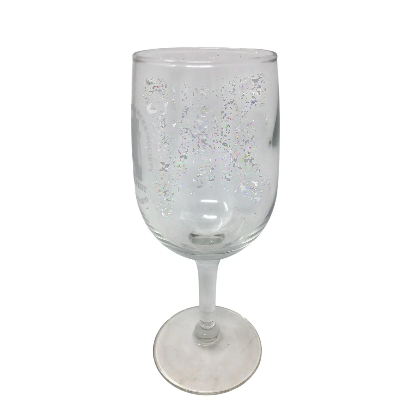 The American Cancer Society Winefest Toledo Oh Clear Glass Stemmed Wine Glass - A+ Stuff - Glass - A+ Stuff