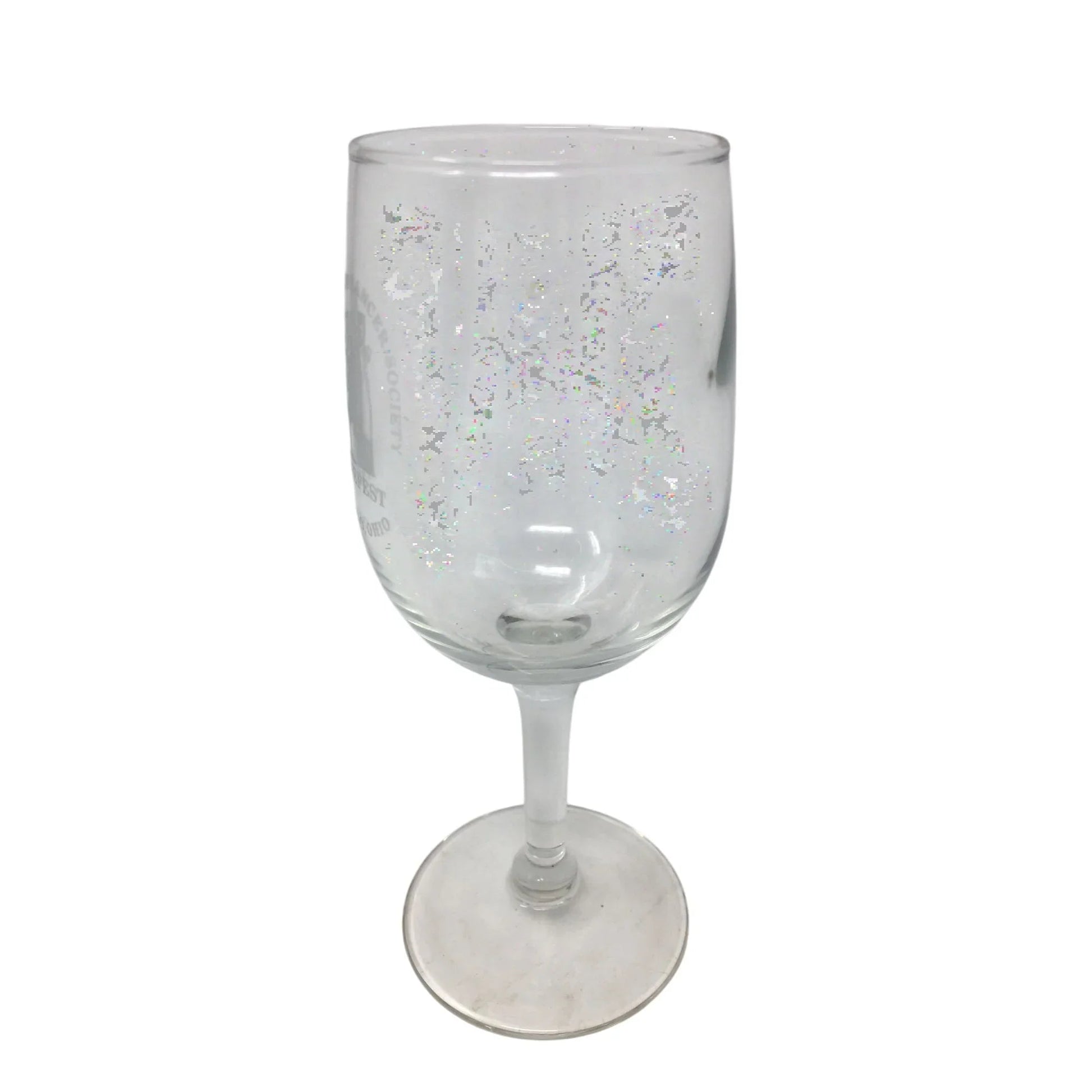 The American Cancer Society Winefest Toledo Oh Clear Glass Stemmed Wine Glass - A+ Stuff - Glass - A+ Stuff