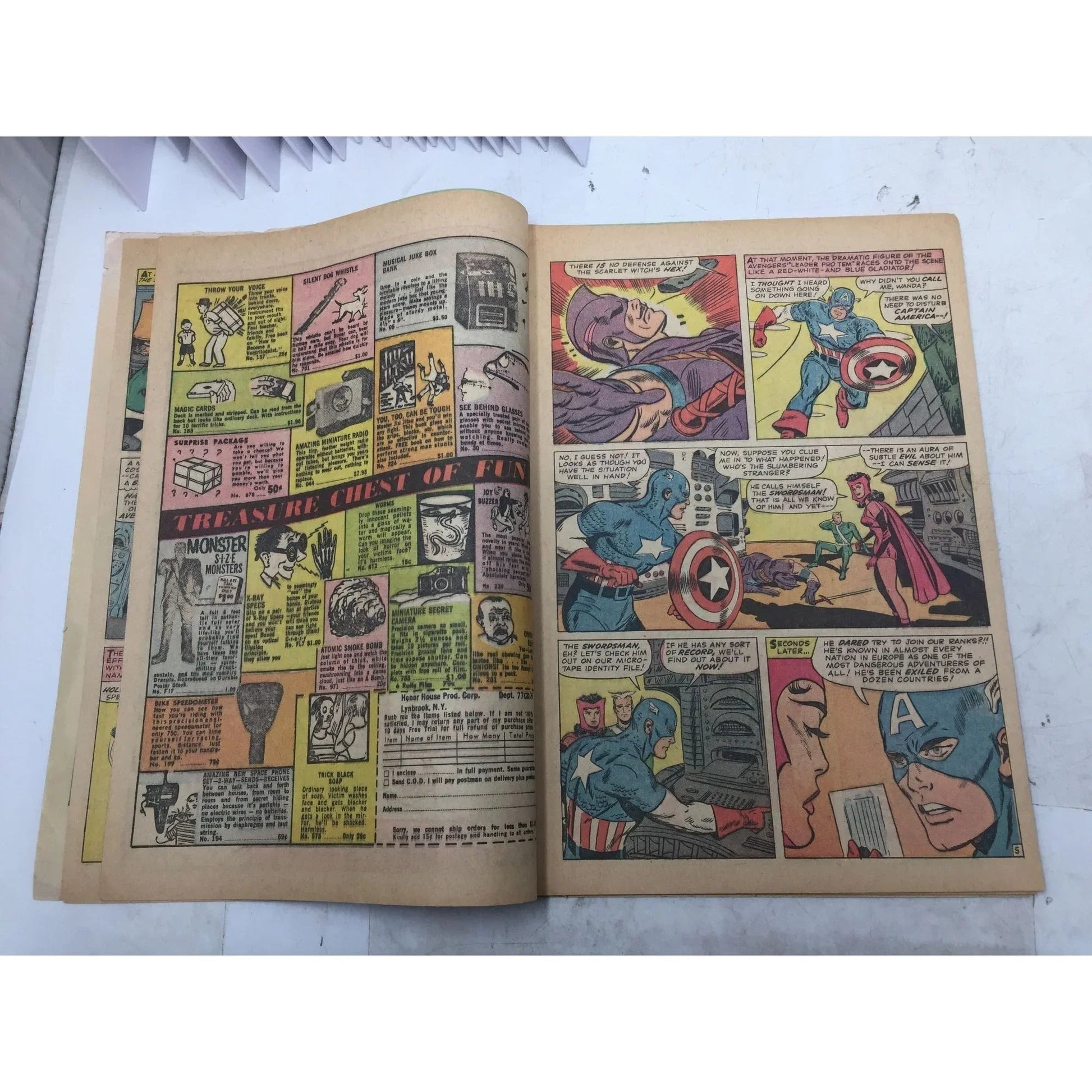 The Avengers Marvel Proudly Announces ''The Coming of... The Swordman!'' - marvel - comic book - A+ Stuff