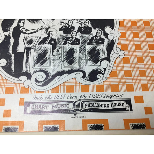 ''THE BAND PLAYED ON'' (with Guitar Chords) Vintage Sheet music - A+ Stuff - sheet music - A+ Stuff