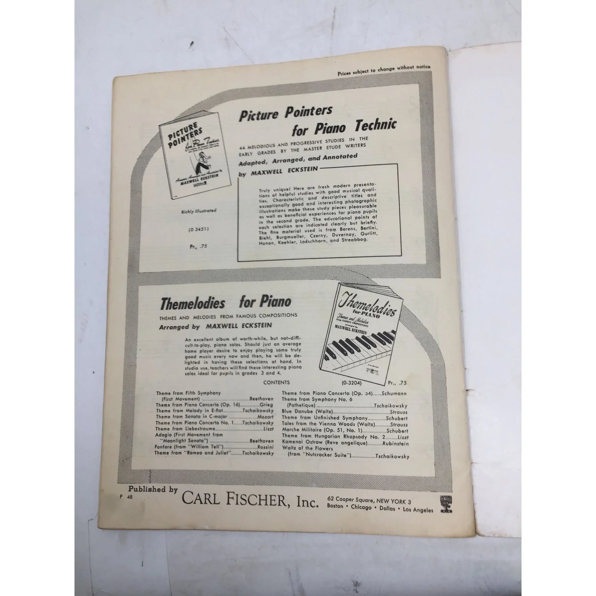 The Big - Note Parade of Famous Melodies Piano Sheet Music book - A+ Stuff - Sheet Music - A+ Stuff