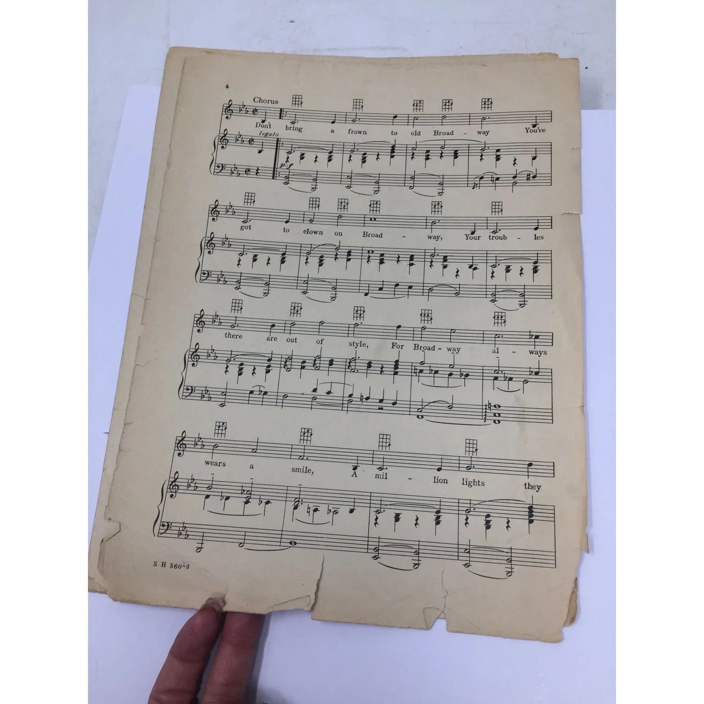 ''THE BROADWAY MELODY'' By Arthur Freed and Nacio Herb Brown - A+ Stuff - SHEET MUSIC - A+ Stuff