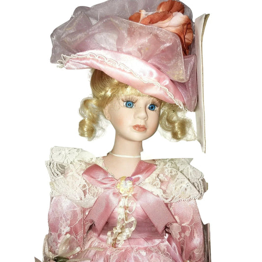 The Crimson Collection Porcelain Doll Brenda 8067 in Original Box - JA Designs - A+ Stuff