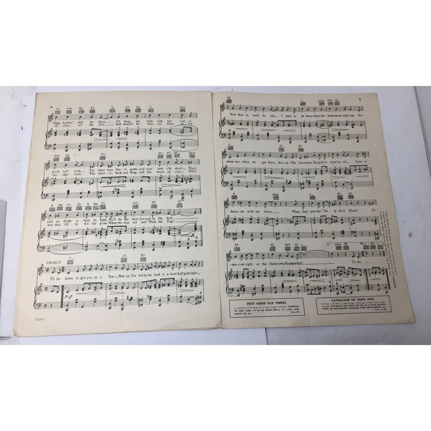 THE DARKTOWN STRUTTERS' BALL by Shelton Brooks - A+ Stuff - SHEET MUSIC - A+ Stuff