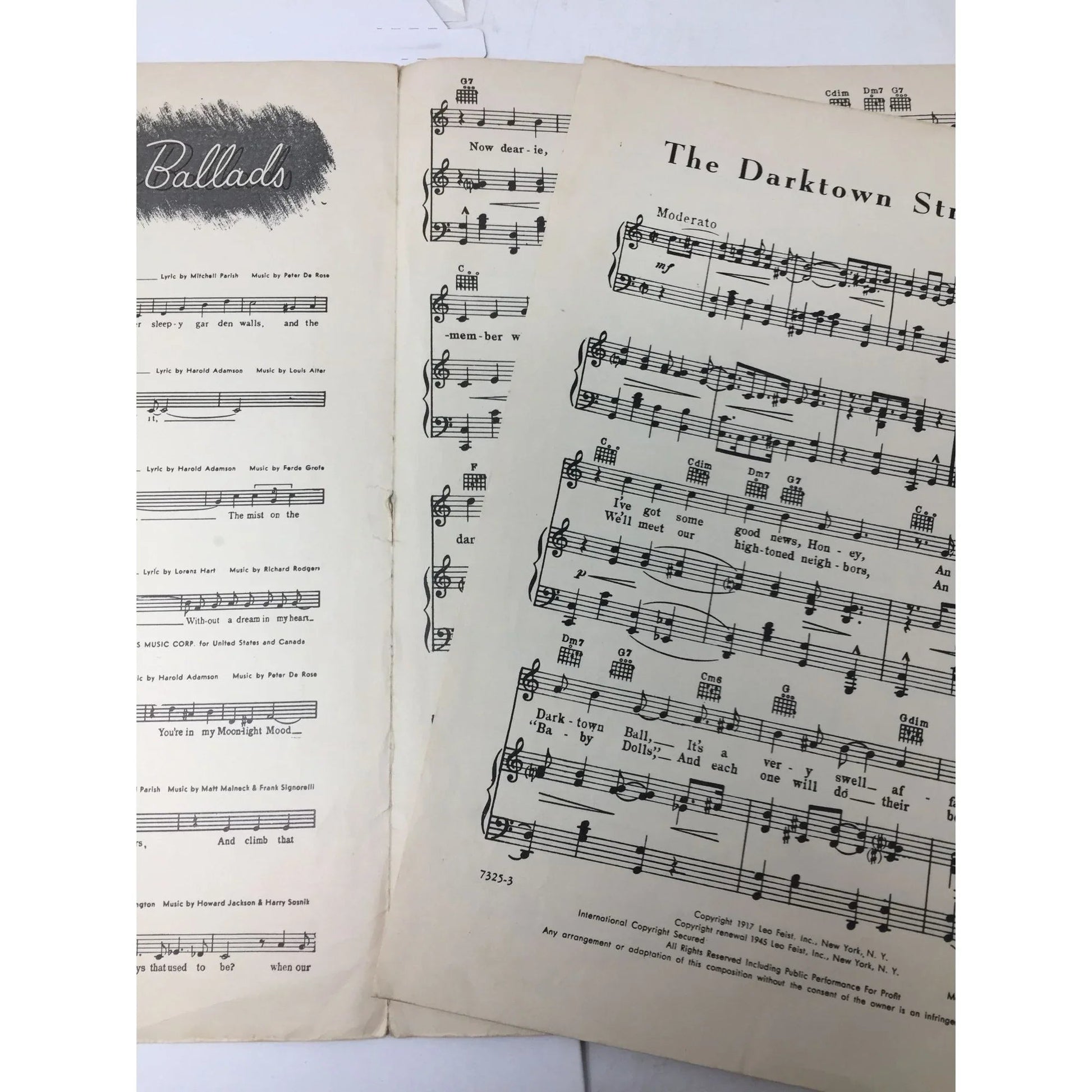 THE DARKTOWN STRUTTERS' BALL by Shelton Brooks - A+ Stuff - SHEET MUSIC - A+ Stuff