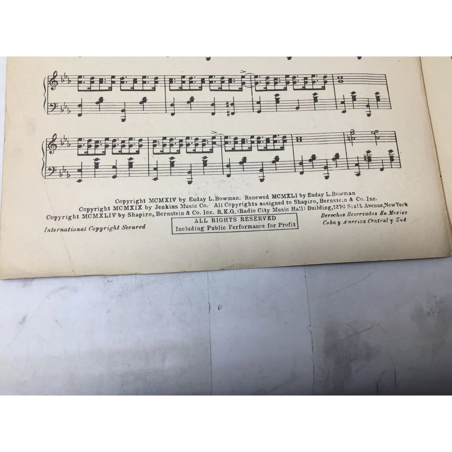 THE FAMOUS 12TH STREET RAG BY EUDAY L BOWMAN - A+ Stuff - SHEET MUSIC - A+ Stuff