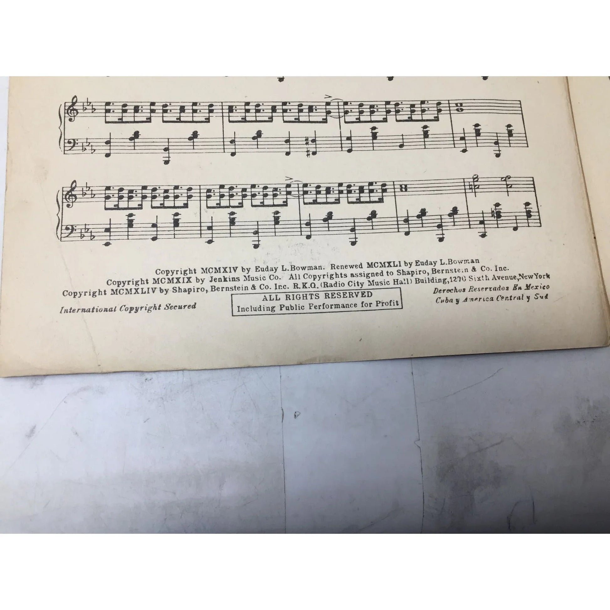 THE FAMOUS 12TH STREET RAG BY EUDAY L BOWMAN - A+ Stuff - SHEET MUSIC - A+ Stuff