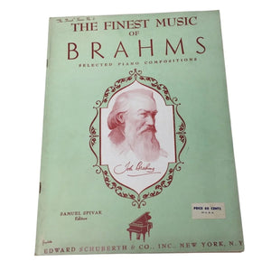 ''The Finest'' Series No. 3 The Finest Music of Brahms Selected Piano Compositions