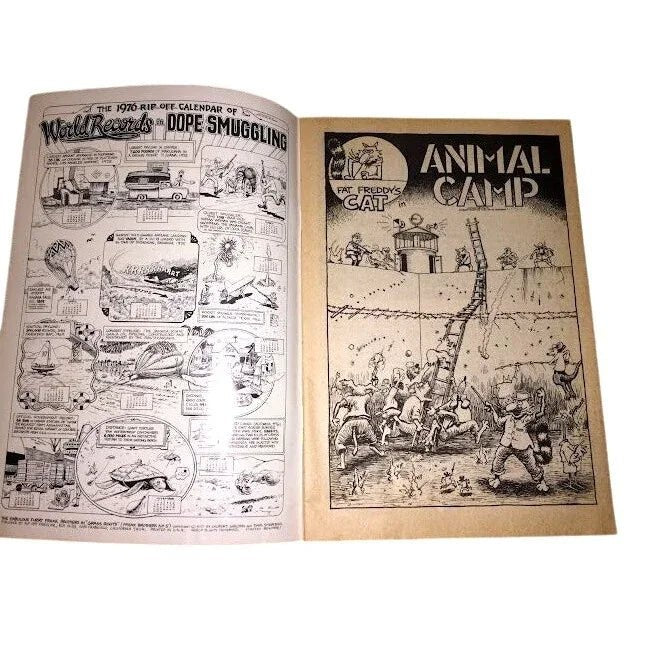 The Furry Freak Brothers No. 5 - In the 'Grass Roots' - Rip Off Press 1977 - Underground comic book - vintage comic - Rip Off Press - comic book - A+ Stuff