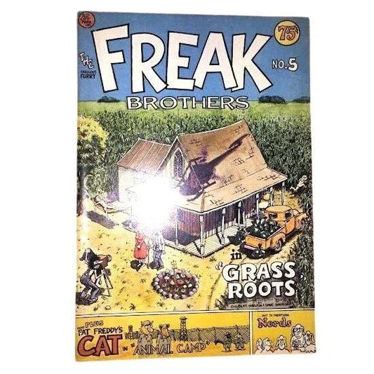 The Furry Freak Brothers No. 5 - In the 'Grass Roots' - Rip Off Press 1977 - Underground comic book - vintage comic - Rip Off Press - comic book - A+ Stuff