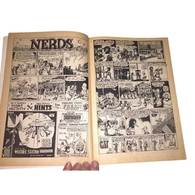 The Furry Freak Brothers No. 5 - In the 'Grass Roots' - Rip Off Press 1977 - Underground comic book - vintage comic - Rip Off Press - comic book - A+ Stuff