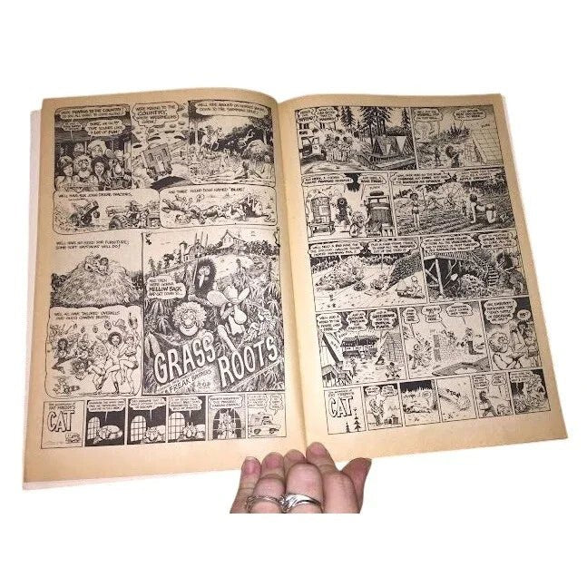 The Furry Freak Brothers No. 5 - In the 'Grass Roots' - Rip Off Press 1977 - Underground comic book - vintage comic - Rip Off Press - comic book - A+ Stuff