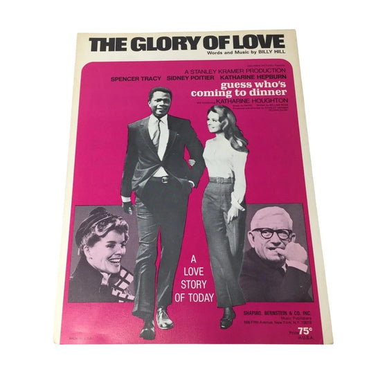 ''The Glory of Love'' Vintage Sheet Music from 'Guess Who's Coming to Dinner' - A+ Stuff - A+ Stuff