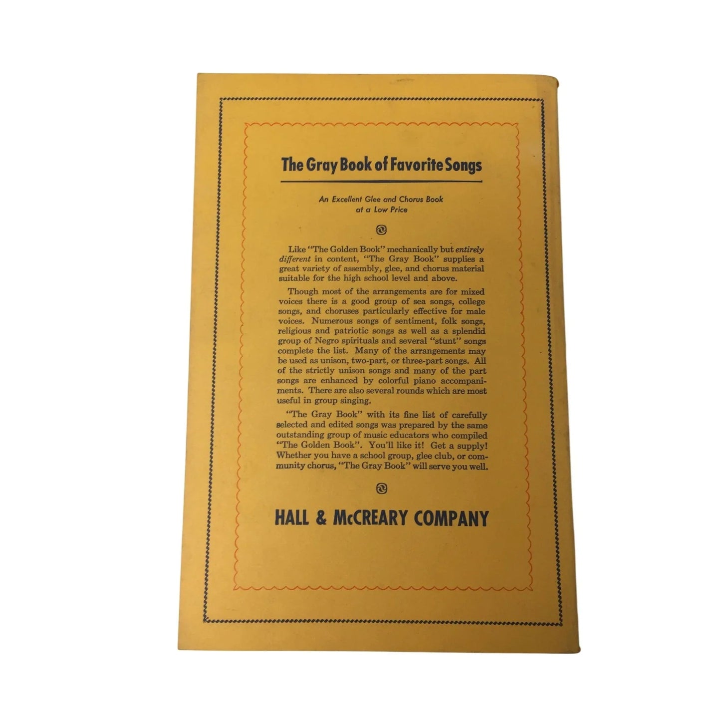 ''The Golden Book of Favorite Songs'' Hall & McCreary Company - A+ Stuff - sheet music - A+ Stuff