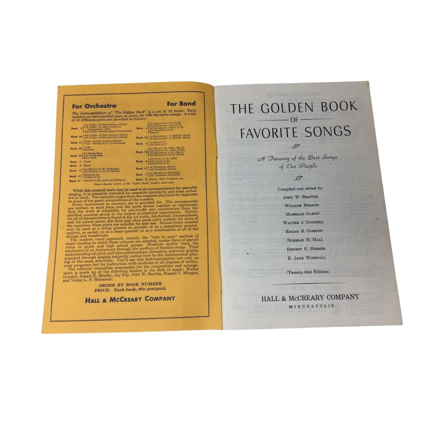 ''The Golden Book of Favorite Songs'' Hall & McCreary Company - A+ Stuff - sheet music - A+ Stuff
