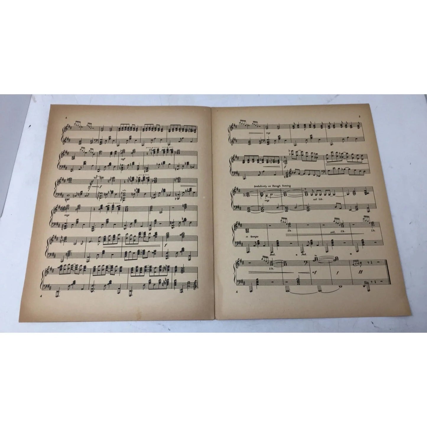 'The Guitarist' by Lee Sims - 5 Impressions for the Piano from "The Sketchbook" - Edwin H Morris and Company inc - SHEET MUSIC - A+ Stuff