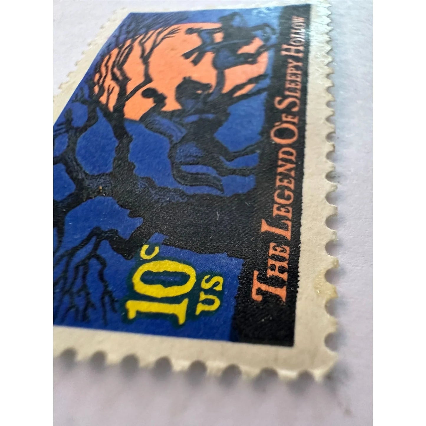 ''THE LEGEND OF SLEEPY HOLLOW'' 10 CENT US POSTAGE STAMP - A+ Stuff - Stamp - A+ Stuff