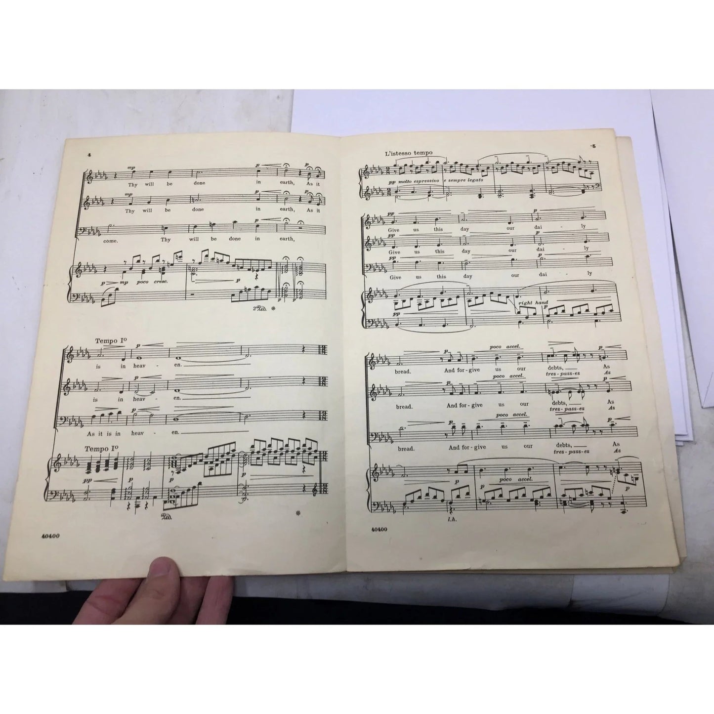 ''THE LORD'S PRAYER'' by Albert Hay Malotte Sheet Music book - A+ Stuff - SHEET MUSIC - A+ Stuff